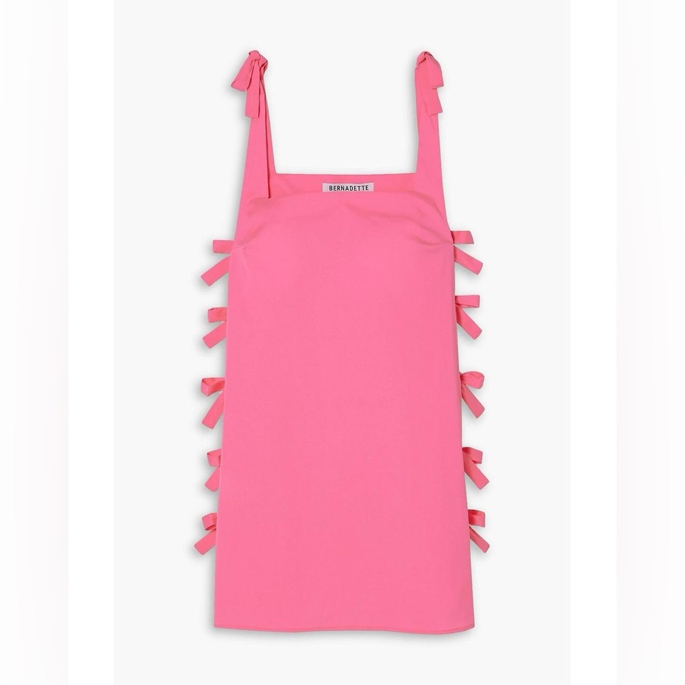 NWOT Bernadette Lisa Bow-embellished Pink Mini Dress Size 34/XS/2